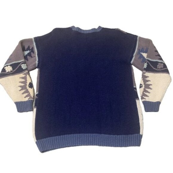 VINTAGE Hand Knitted Sweater Women's Size Medium - Susann D Knitted by Hand - Picture 2 of 10